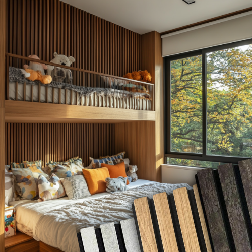 dark oak wood panels